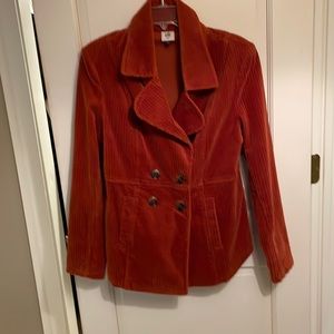 Cabi Corduroy jacket coat size M rust never worn